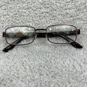 Foster Grant 3.25‎ Reading Glasses Bronze Tortoise Rectangle 53-18-145 Readers